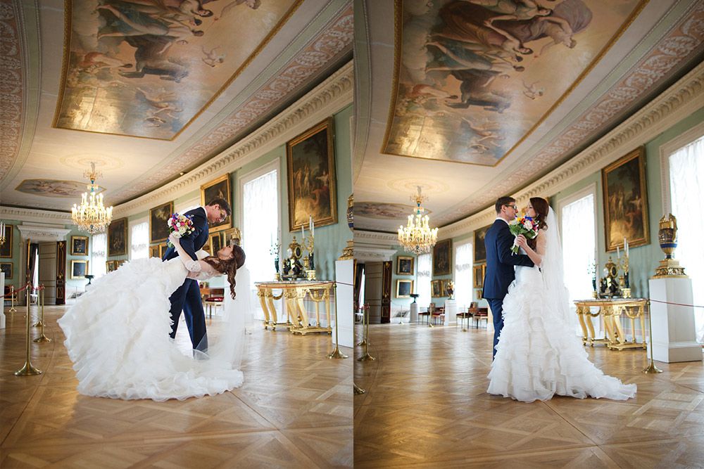 Свадебная фотосессия в Павловском дворце