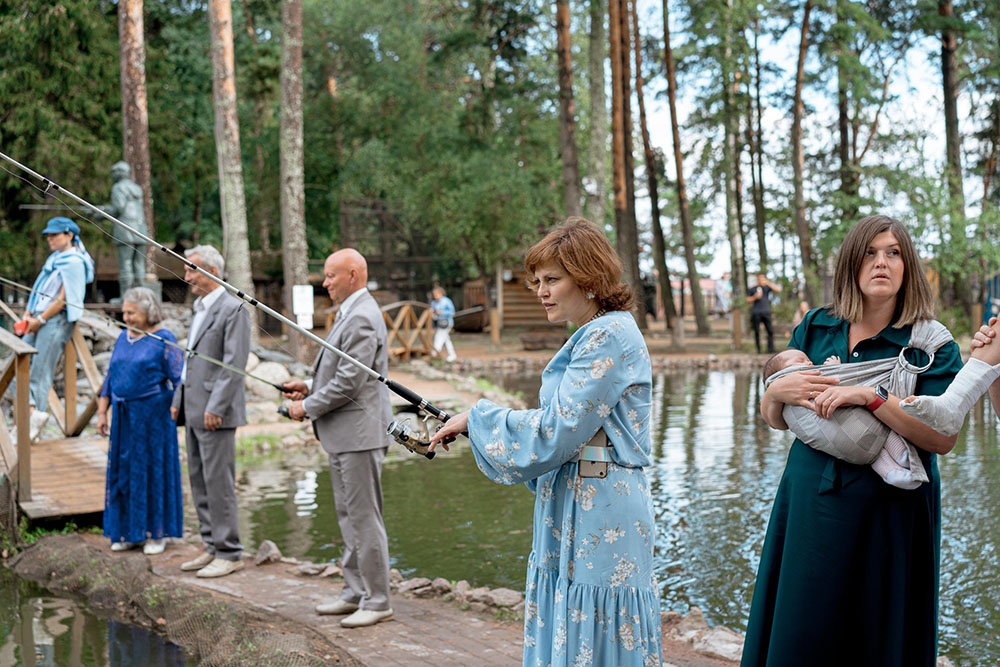 свадьба в русской рыбалке