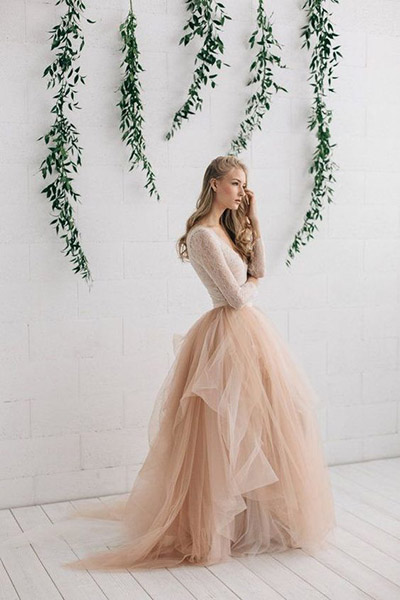  модные свадебные платья 2019