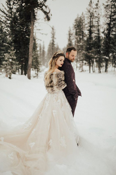 идеи для свадьбы зимой