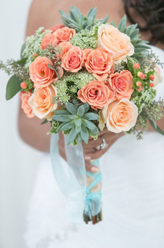  Букет невесты из роз