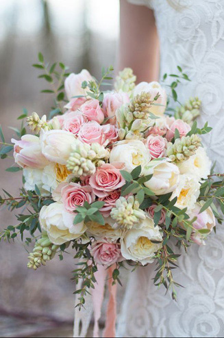  Букет невесты из роз
