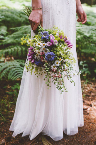  букет невесты из полевых цветов