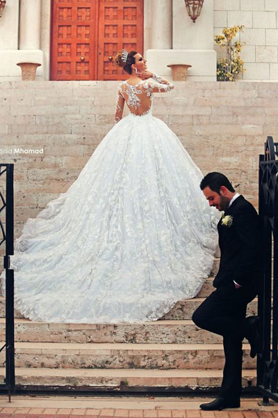 свадебное платье пышное со шлейфом
