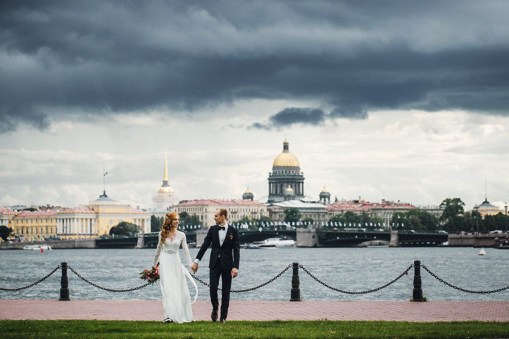 свадебная фотосессия Петропавловская крепость
