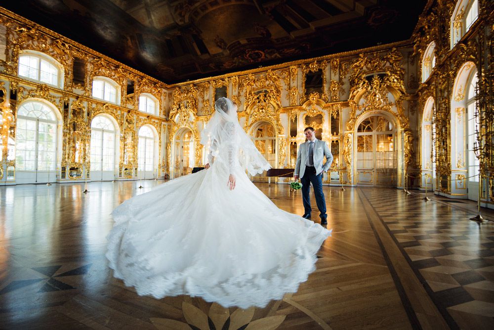 свадебная фотосессия Екатерининский дворец