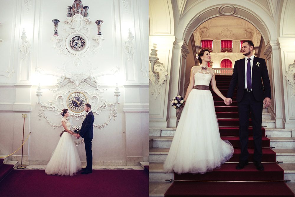 свадебная фотосессия в Екатеринском дворце