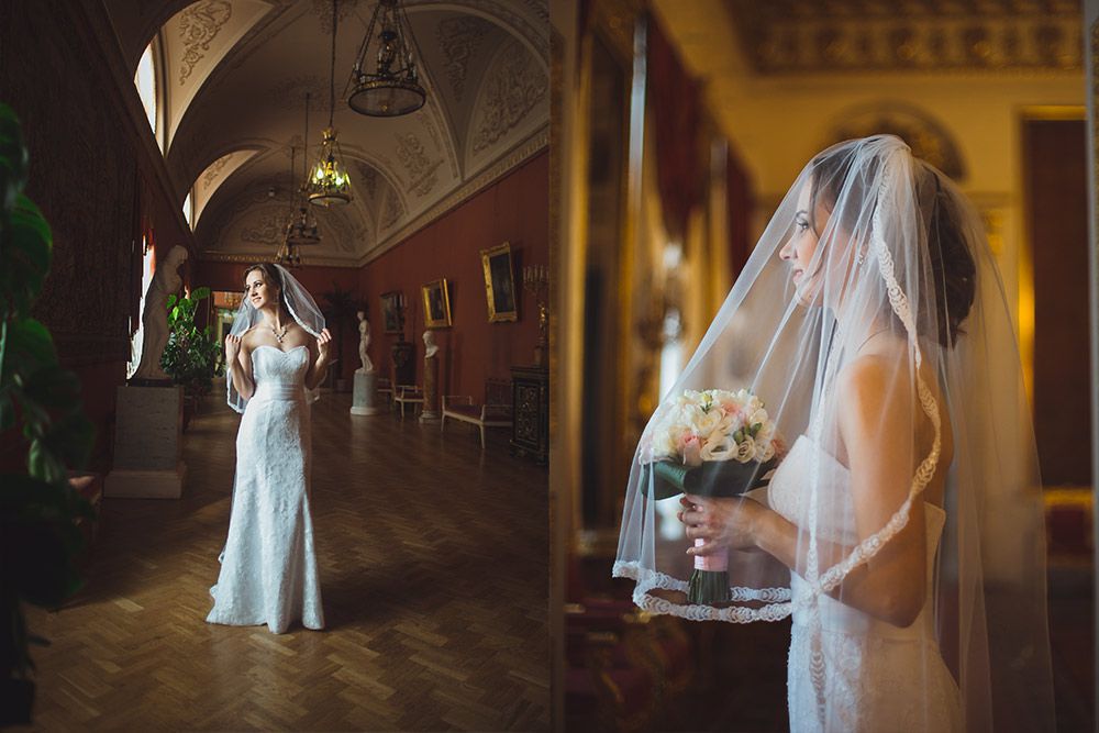 свадебная фотосессия в Юсуповском дворце