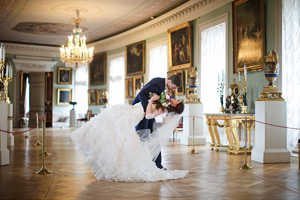 свадебная фотосессия в павловском дворце