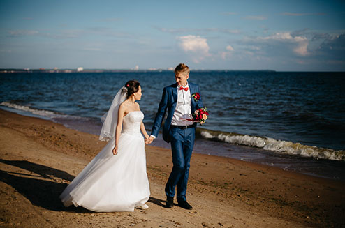 Свадебные фото на заливе