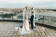свадьба на крыше