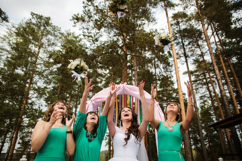 свадьба в лесной рапсодии