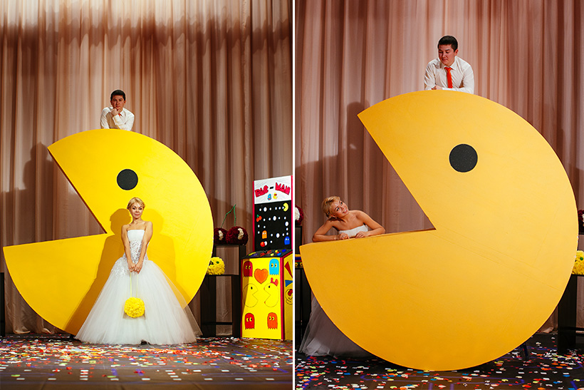 Свадьба в стиле Pacman.