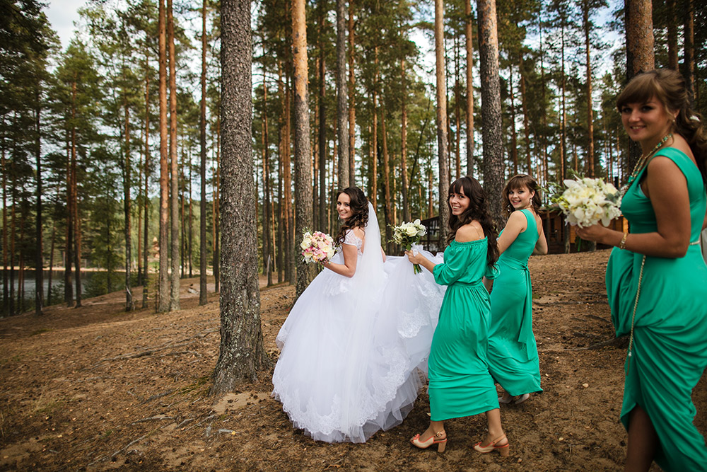 свадьба в Лесной рапсодии
