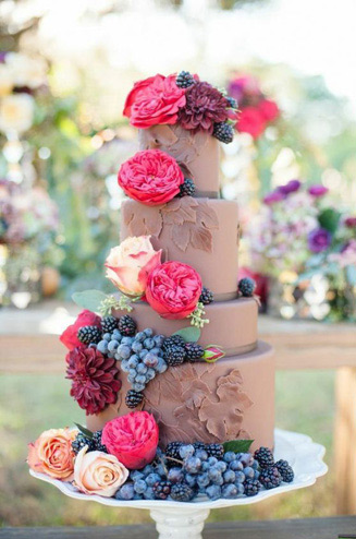  Свадьба в шоколадном  цвете 