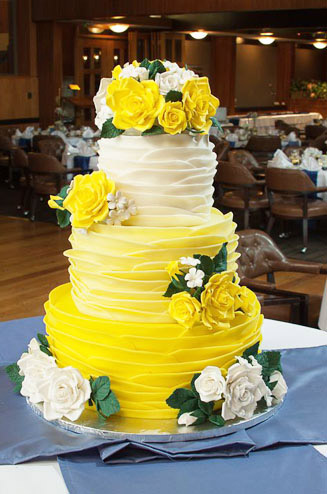  Свадьба в желтом  цвете 