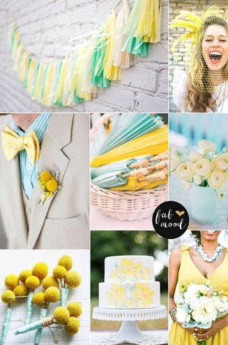  Свадьба в желтом  цвете 